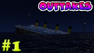 Minecraft TITANIC  Der Film  Outtakes  Teil 1 [upl. by Ynafets]