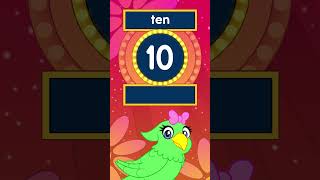 Learn to Count to 10 in Spanish  English to Spanish Counting shorts [upl. by Eimmac]