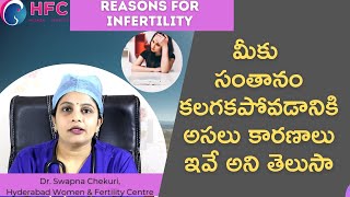 Basic Causes Of Infertility  Hyderabad Fertility Centre  DrSwapna Chekuri [upl. by Sucramej]