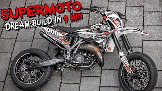 BUILDING DREAM 125 SUPERMOTO in 9 MINUTES [upl. by Abrahams]