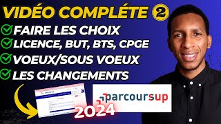 Parcoursup  Comment faire les choix de formation Parcoursup  formuler les vœux sous vœux [upl. by Tyrrell]