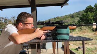 HW50s 5 shot group at 50mtrs Such an incredible Air Rifle [upl. by Annabal]