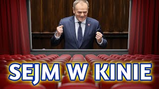 Sejm na żywo w kinie Tusk premierem Morawiecki bez wotum zaufania [upl. by Aicatsanna570]