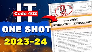 Class 10 INFORMATION TECHNOLOGY Full Syllabus One Shot  Class 10 IT Complete Syllabus One Shot 2024 [upl. by Lister902]