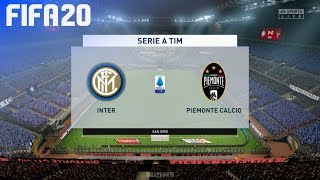 FIFA 20  Internazionale vs Piemonte Calcio  San Siro [upl. by Eanehs]