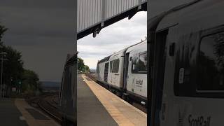 Scotrail hst class 43 passing dalmeny scotrail train trainspoting shorts like scotrail [upl. by Alurta903]