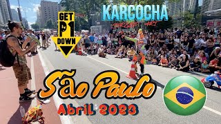 Karcocha en Sao Paulo  Brasil en la Av Paulista Abril 2023 [upl. by Ermanno]