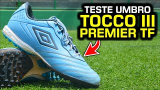 MELHOR que a Umbro Astro TF 😱  Teste chuteira society Umbro Tocco III Premier TF [upl. by Druci981]