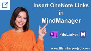 MindManager  Insert OneNote links in MindManager ENG [upl. by Alyson]