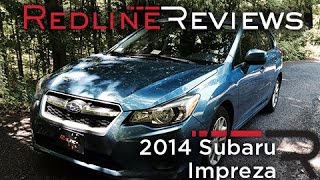 2014 Subaru Impreza Review Walkaround Exhaust amp Test Drive [upl. by Karna]