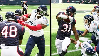 99 Yard Touchdown Run The Greatest Rushing Battle of All Time Madden 24 Houston Texans Franchise [upl. by Lorette]