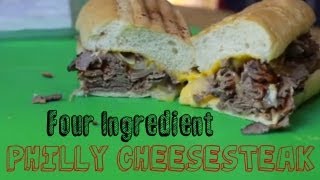 Quick Philly Cheesesteak 4 Ingredient Munchies [upl. by Macfarlane]