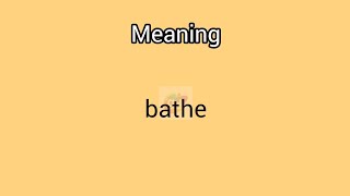 bathe meaning in English amp Telugu  Googul Dictionary dictionary meanings telugu english [upl. by Eraste]