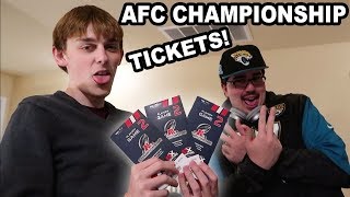 Surprising him with AFC Tickets emotional [upl. by Eade]