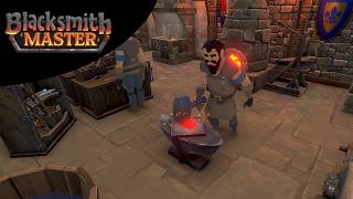 Blacksmith Master  100 Complete My First Blacksmith Shop Gameplay [upl. by Roots617]