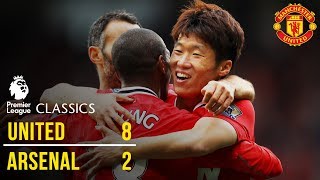 Manchester United 82 Arsenal 1112  Premier League Classics  Manchester United [upl. by Aihsinyt405]