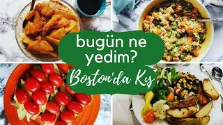 BUGÜN NE YEDİM  HARVARDDA AKŞAM YEMEĞİ  VEGAN [upl. by Car838]