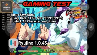 DRAGON BALL FighterZ  Save Data Z Coin Max amp Unlock All  Ryujinx  Mediatek Dimensity 1200 [upl. by Navetse]