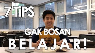 7 TIPS mengatasi BOSAN dalam BELAJAR EFEKTIF  Tips Jerome 1 [upl. by Ainet]