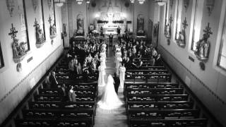 Catholic Wedding Procession  Holy Family Catholic Church in Glendale CA [upl. by Donadee]