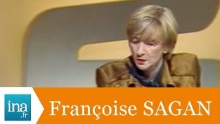 Françoise Sagan quotMémoire et lois de lHommequot  Archive INA [upl. by Annoyk]