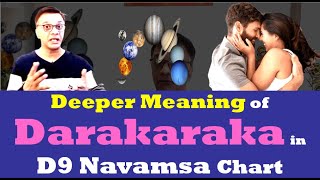 Deeper Meaning of Darakaraka in the 12 houses in the D9 Navamsa Chart [upl. by Aloiv430]