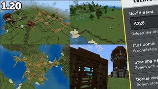 MINECRAFT 3 BEST SEEDS FOR PLAINS BIOME  Minecraft BedrockPe Seeds [upl. by Akitahs186]