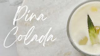 ASMR Pina Colada Recipe  How to make Pina colada easily at home Easy drink recipe [upl. by Philomena]