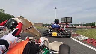 Kartcircuit De Landsard  Rotax Max 125 EVO senior  Tony Kart  Gopro Hero 11  10 mei 2024 [upl. by Nosrettap]