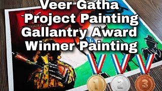 Gallantry Award Winner Painting  Veer Gatha Project Drawing  Vee Gatha Project Painting Drawing [upl. by Namwen]