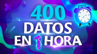 400 Datos Curiosos que te harán más Interesante en 1 HORA ⏰🚀 2 [upl. by Shuping]