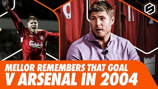 Neil Mellor talks through his memorable Liverpool goal vs Arsenal in 2004 [upl. by Eeluj]