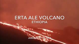 Latest news from the Erta Ale volcano [upl. by Einitsed]