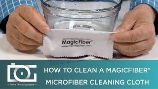 TUTORIAL  How to Wash a MagicFiber® Microfiber Cleaning Cloth  MagicFiber® [upl. by Starlene400]