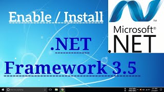 How To Enable  Install NET Framework 3548 on Windows 78110  Problem Solved [upl. by Audres]