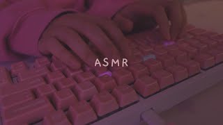 Cozy ASMR 2h keyboard typing on ceramic keycaps ☁ [upl. by Nnailuj]