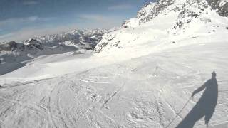 Skiing 4 Vallees Switzerland 1926022011 [upl. by Dnalyk313]