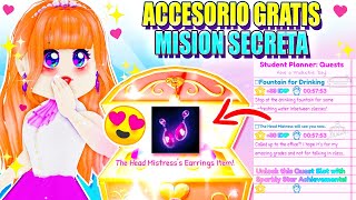 🎁 NUEVO ACCESORIO GRATIS 🎀 MISIONES SECRETAS 👑 Royale High ROBLOX [upl. by Retsae]