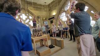 Bell Ringing at York Minster North Yorkshire [upl. by Ailhat531]