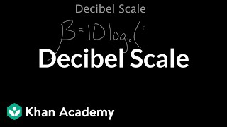 Decibel Scale  Mechanical waves and sound  Physics  Khan Academy [upl. by Zakarias]