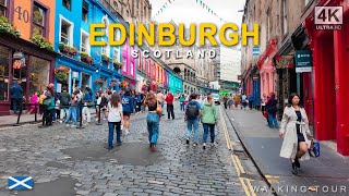 Medieval City Edinburgh Scotland Old Town Walking Tour [upl. by Fuchs]