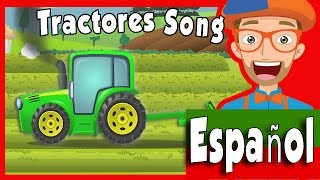 Tractores para Niños Blippi  Canción del Tractor  Blippi Español [upl. by Tayyebeb]