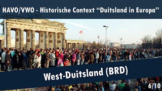 06 Duitsland in Europa  Duitsland valt uiteen  WestDuitsland BRD [upl. by Emalee]