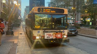 CTA Bus Ride 2 Hyde Park Express From Lake To 53rd Street CTA New Flyer D40LF 2006 1261 [upl. by Cinimod]