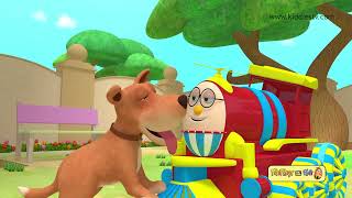 Humpty the Train Pet Song in Hindi  Hindi Balgeet  हम्प्टी द ट्रेन पेट सॉन्ग हिंदी में  Kiddiestv [upl. by Ahsym97]