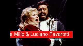 Aprile Millo amp Luciano Pavarotti Verdi Un ballo in maschera  Teco io sto [upl. by Bagger]