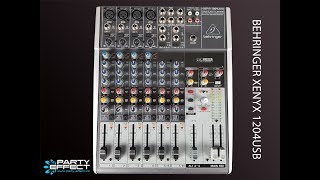 BEHRINGER XENYX 1204USB  první pohled [upl. by Hayarahs]