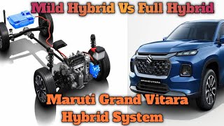 How To Work Hybrid System Maruti Grand Vitara HybridMild Hybrid vs Full Hybrid [upl. by Haeluj976]