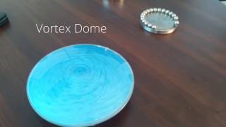 Vortex Dome Rheoscopic Fluid Executive Desk Focus Fidget Toy  Like the Stargate [upl. by Atinihc737]