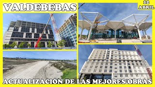 🚧 ACTUALIZACIÓN DE LAS MEJORES OBRAS INTERCAMBIADOR Y MÁS  VALDEBEBAS MADRID  12 ABRIL 2024 🚧 [upl. by Enrica847]